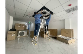 Tháo Lắp Máy Lạnh Âm Trần Tại Dĩ An Bình Dương
